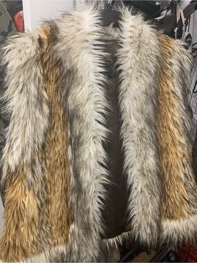 Women's Multicolor Faux Fur Vest - Luxe Plush Layer